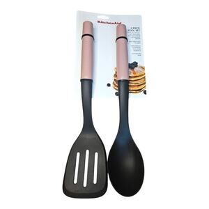 NEW KitchenAid Classic Universal Tools Set in Dried Rose [Pink] (2-Piece Set)